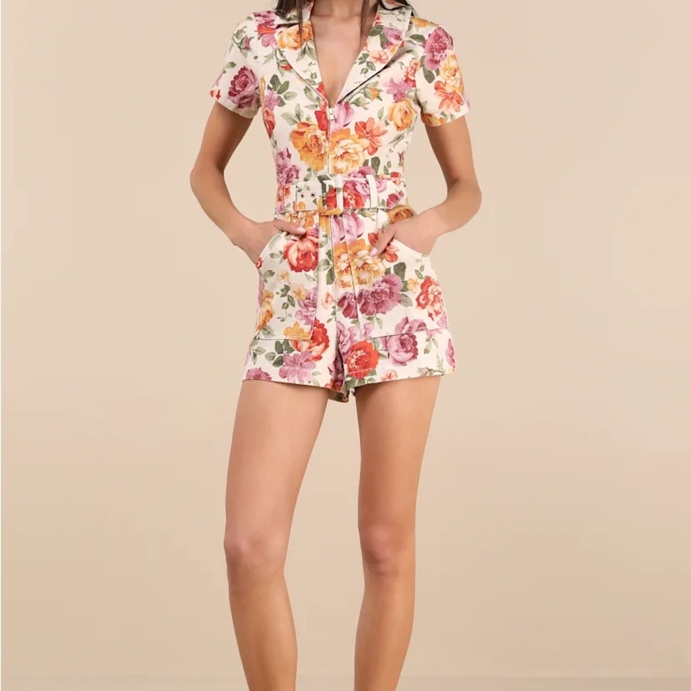 Show Me Your Mumu Floral Print Women's Romper